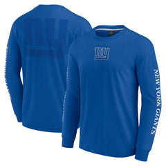 New York Giants Unisex Elements Strive Long Sleeve T-Shirt - Royal T-shirts