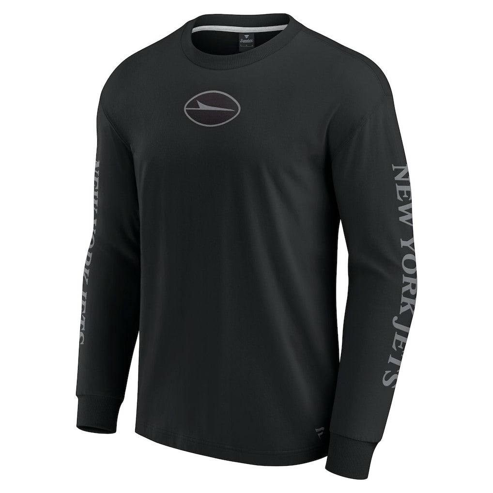 New York Jets Unisex Elements Strive Long Sleeve T-Shirt - Black T-shirts