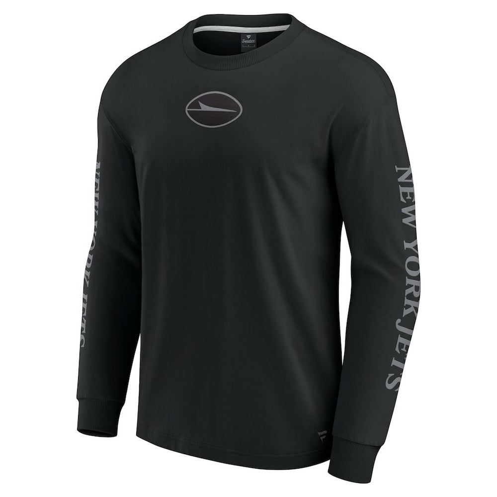 New York Jets Unisex Elements Strive Long Sleeve T-Shirt - Black T-shirts