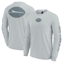 New York Jets Unisex Elements Strive Long Sleeve T-Shirt - Gray T-shirts