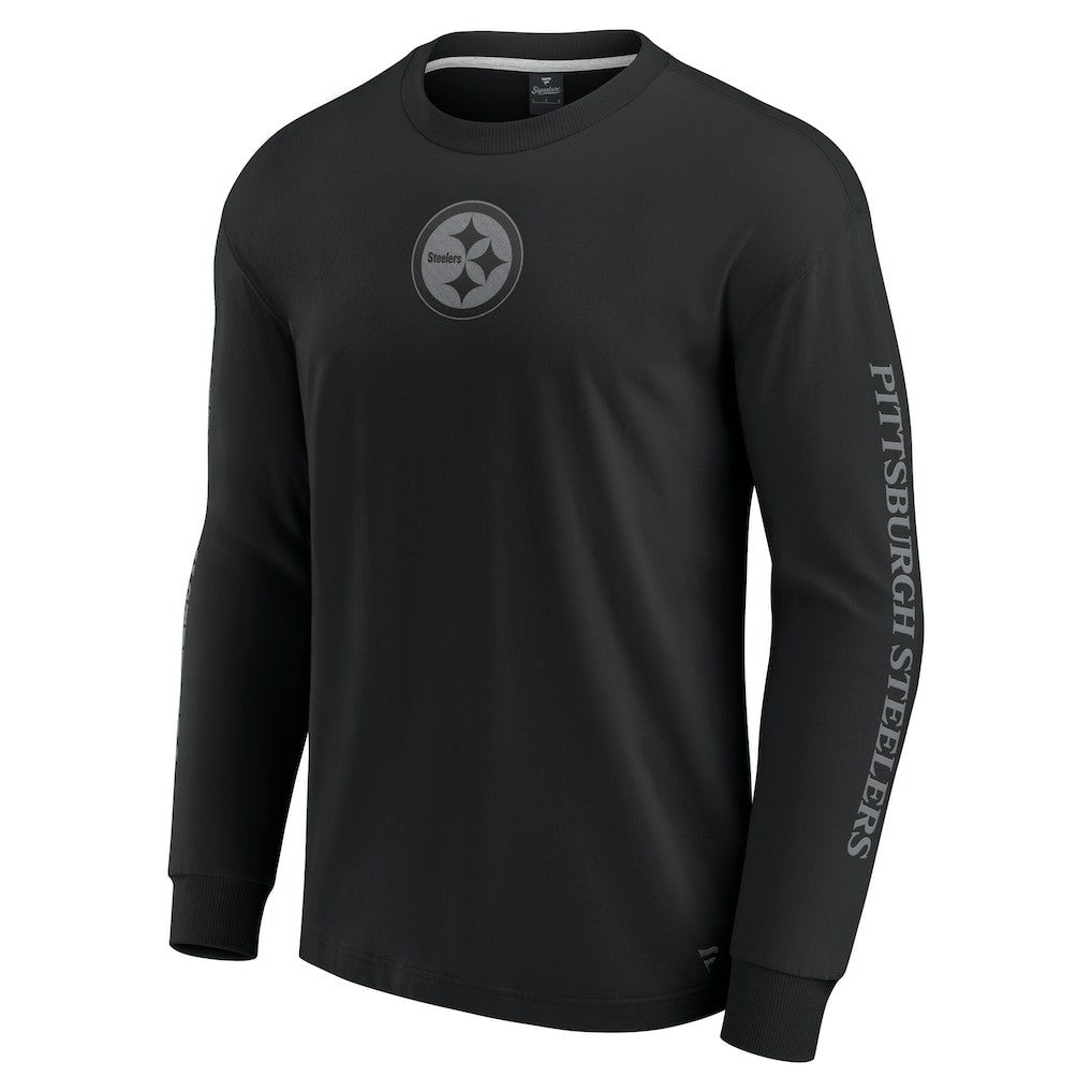 Pittsburgh Steelers Unisex Elements Strive Long Sleeve T-Shirt - Black T-shirts