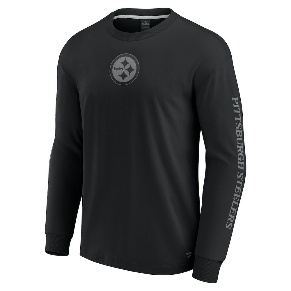 Pittsburgh Steelers Unisex Elements Strive Long Sleeve T-Shirt - Black T-shirts