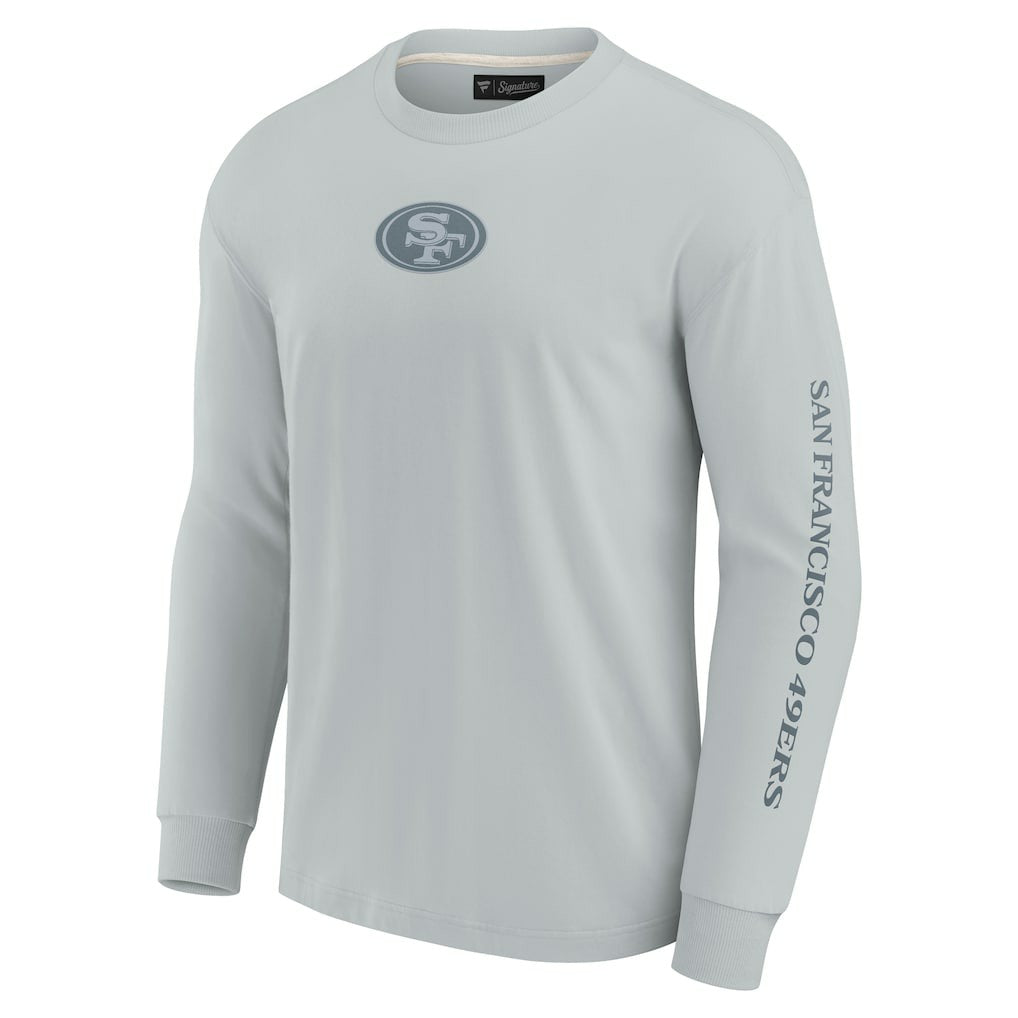 San Francisco 49ers Unisex Elements Strive Long Sleeve T-Shirt - Gray T-shirts