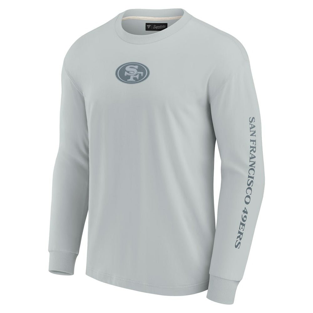 San Francisco 49ers Unisex Elements Strive Long Sleeve T-Shirt - Gray T-shirts