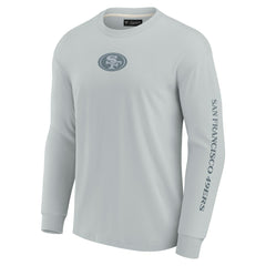 San Francisco 49ers Unisex Elements Strive Long Sleeve T-Shirt - Gray T-shirts