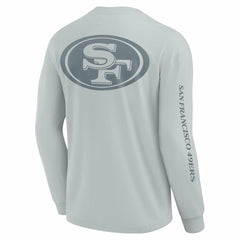 San Francisco 49ers Unisex Elements Strive Long Sleeve T-Shirt - Gray T-shirts
