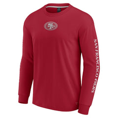 San Francisco 49ers Unisex Elements Strive Long Sleeve T-Shirt - Scarlet T-shirts