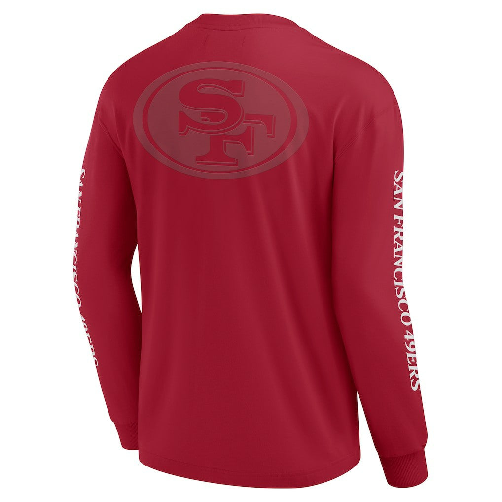 San Francisco 49ers Unisex Elements Strive Long Sleeve T-Shirt - Scarlet T-shirts