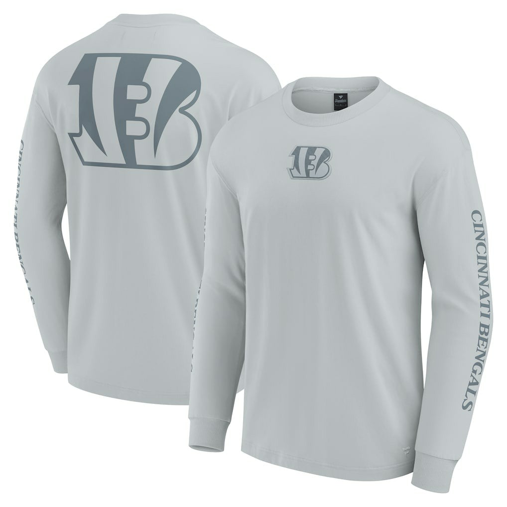 Cincinnati Bengals Unisex Elements Strive Long Sleeve T-Shirt - Gray T-shirts