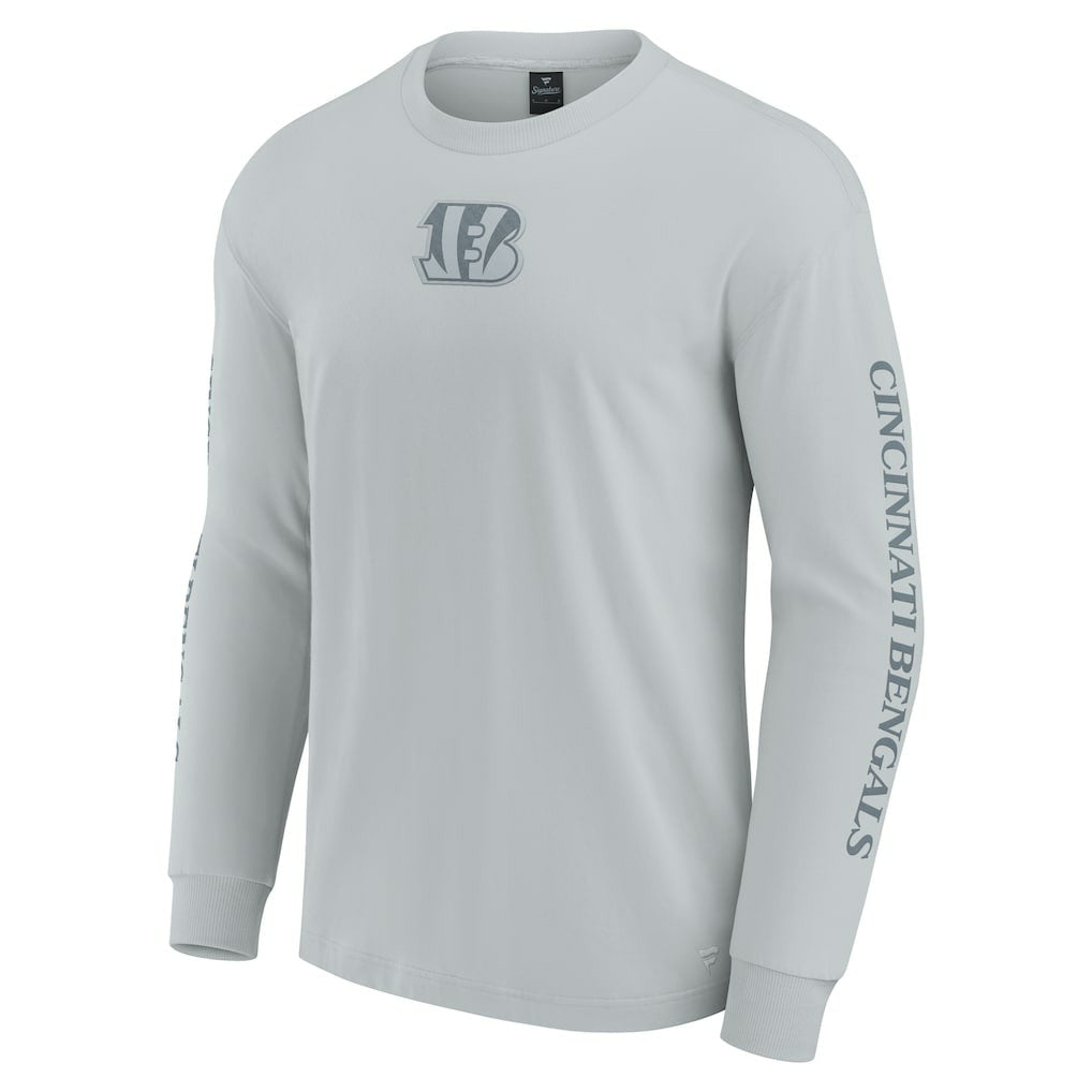 Cincinnati Bengals Unisex Elements Strive Long Sleeve T-Shirt - Gray T-shirts