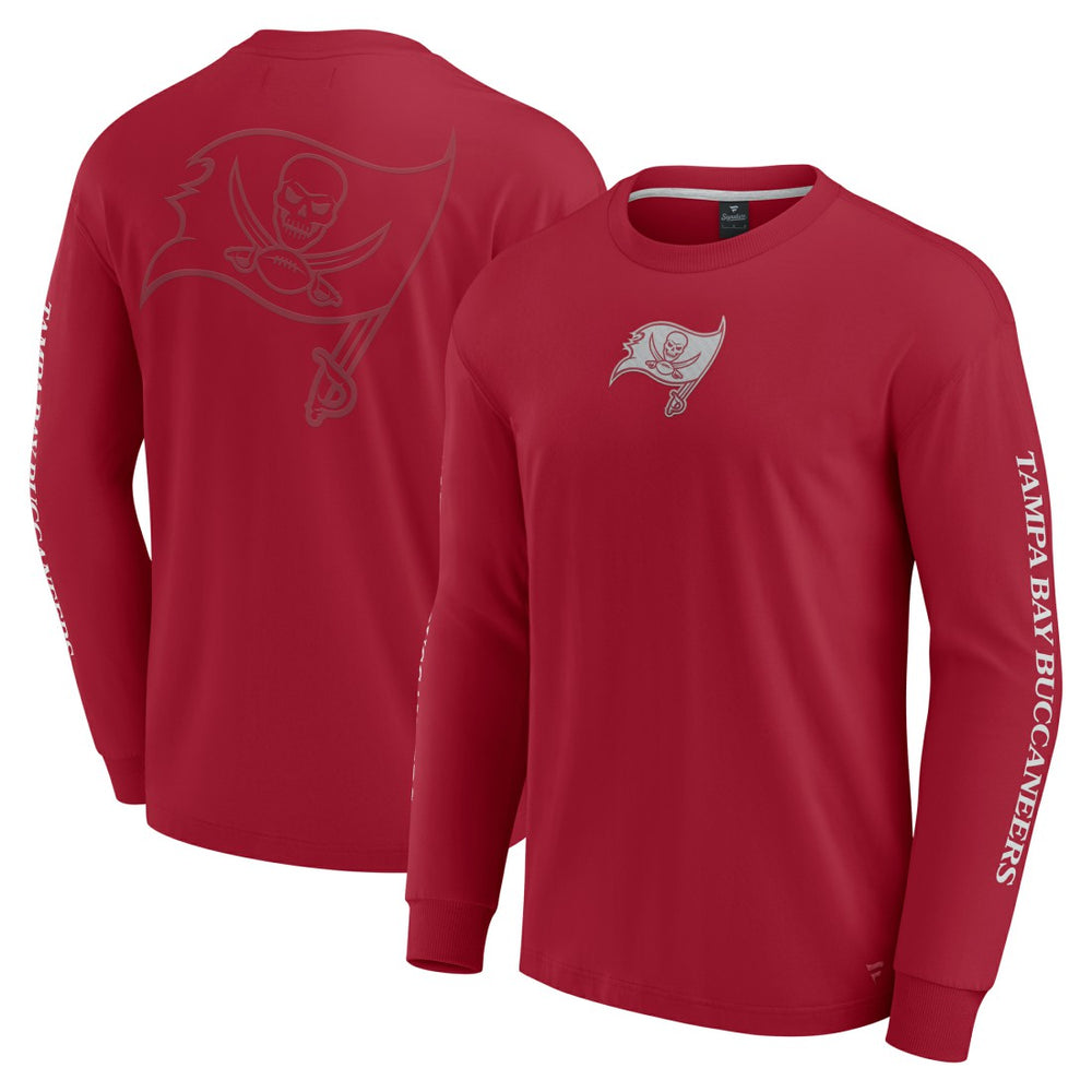 Tampa Bay Buccaneers Unisex Elements Strive Long Sleeve T-Shirt - Red T-shirts