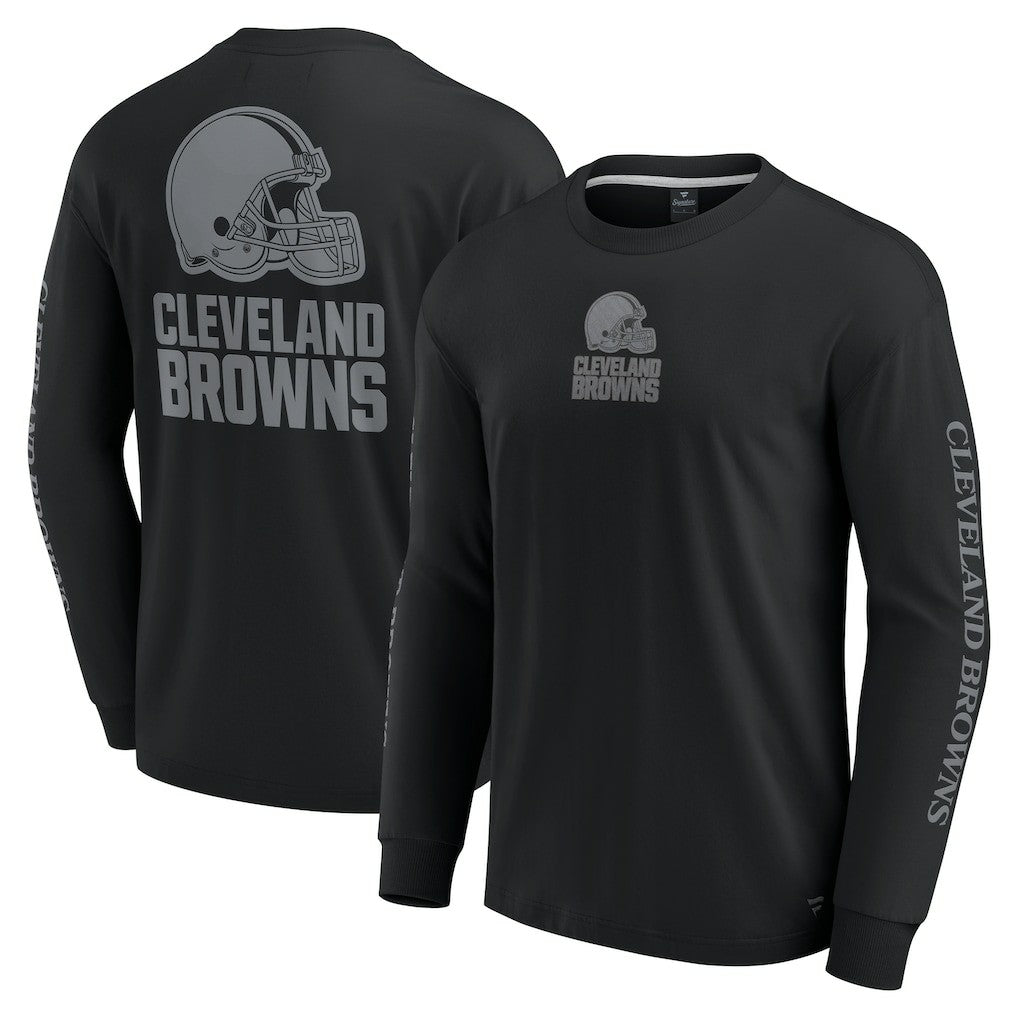 Cleveland Browns Unisex Elements Strive Long Sleeve T-Shirt - Black T-shirts