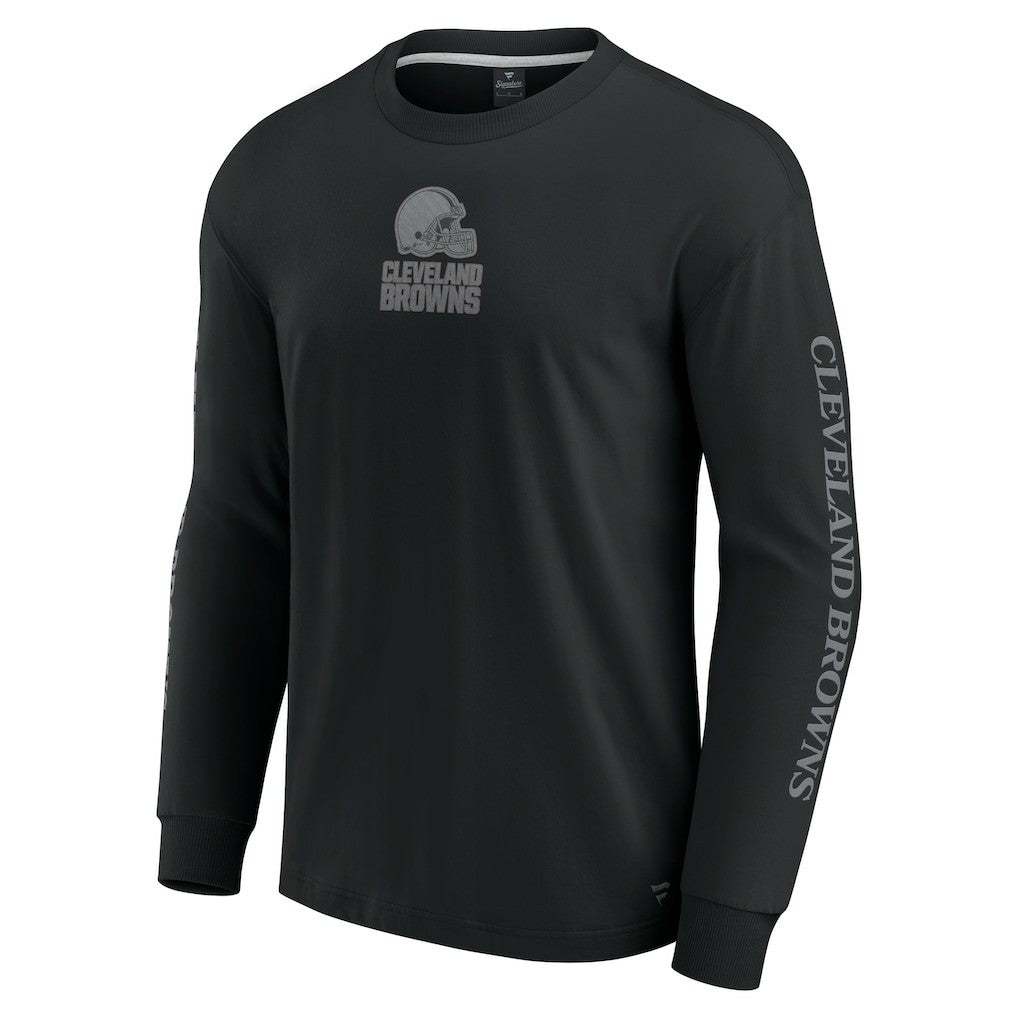 Cleveland Browns Unisex Elements Strive Long Sleeve T-Shirt - Black T-shirts