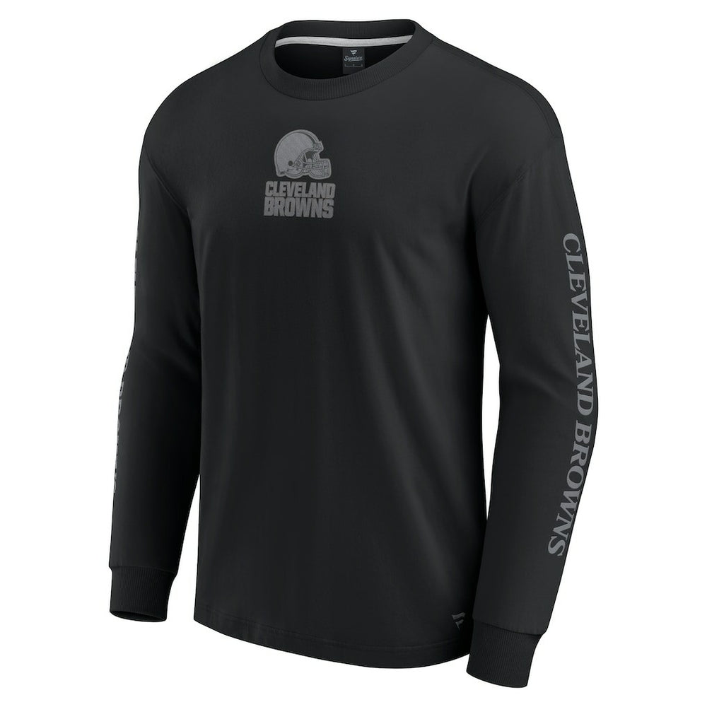 Cleveland Browns Unisex Elements Strive Long Sleeve T-Shirt - Black T-shirts