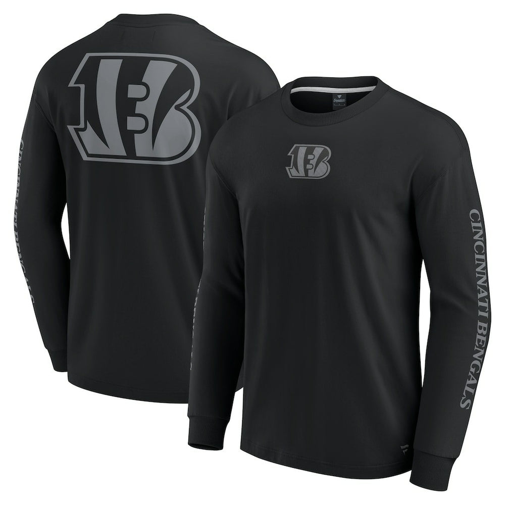 Cincinnati Bengals Unisex Elements Strive Long Sleeve T-Shirt - Black T-shirts