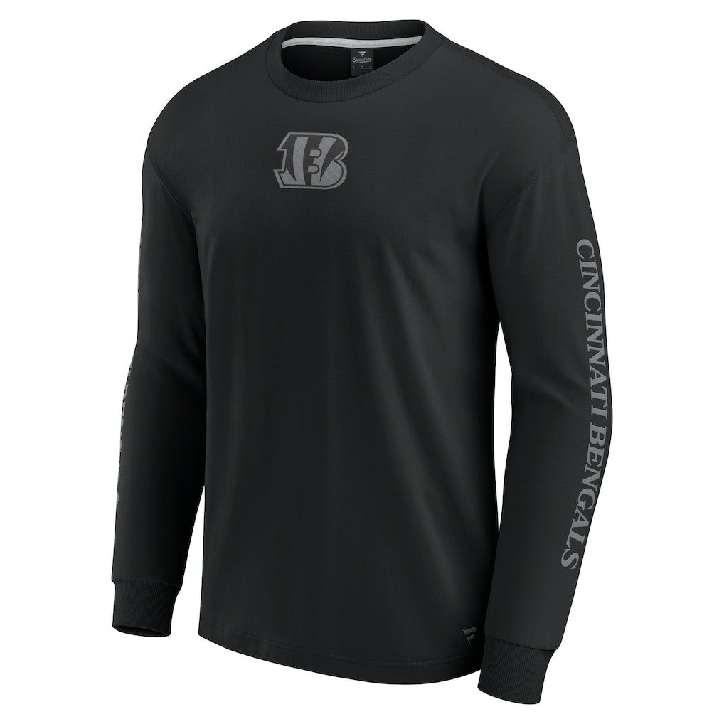 Cincinnati Bengals Unisex Elements Strive Long Sleeve T-Shirt - Black T-shirts