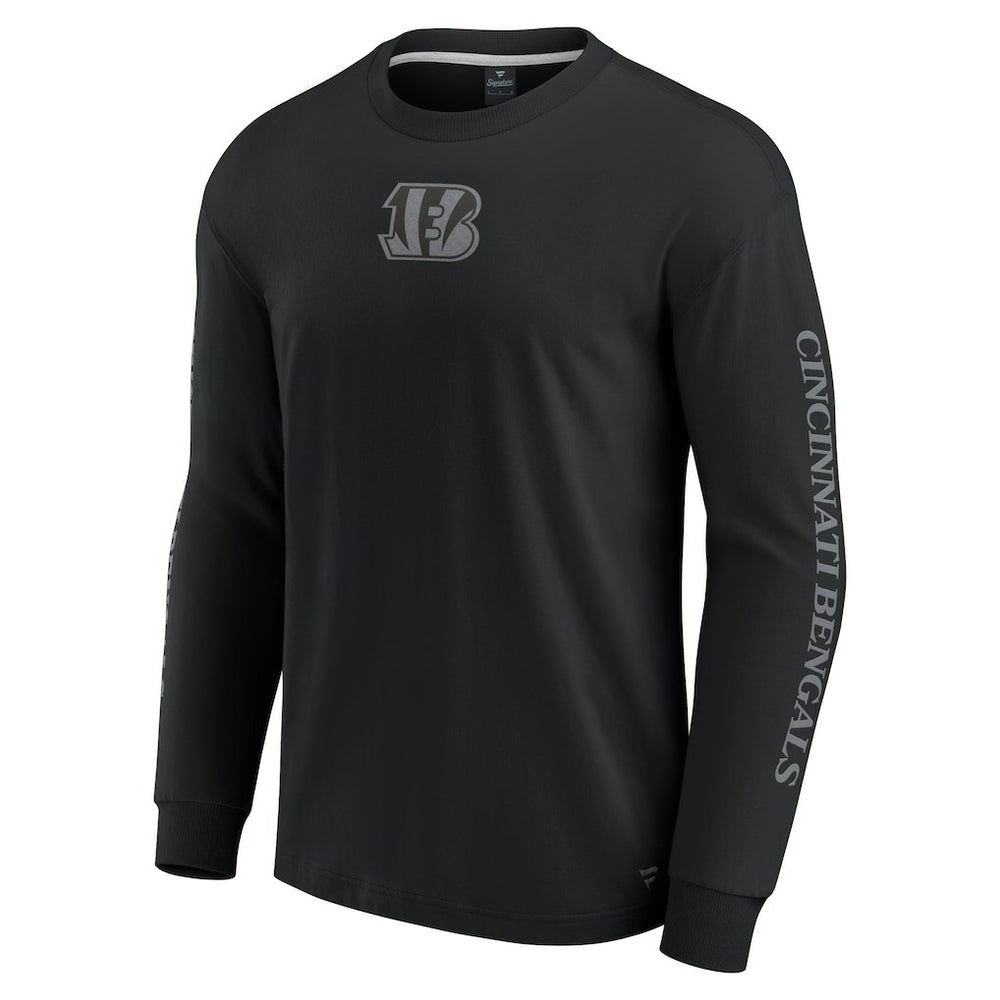 Cincinnati Bengals Unisex Elements Strive Long Sleeve T-Shirt - Black T-shirts