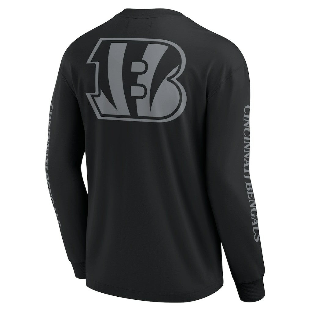Cincinnati Bengals Unisex Elements Strive Long Sleeve T-Shirt - Black T-shirts