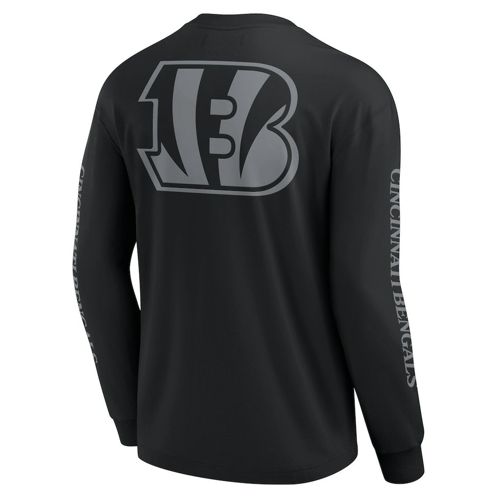 Cincinnati Bengals Unisex Elements Strive Long Sleeve T-Shirt - Black T-shirts
