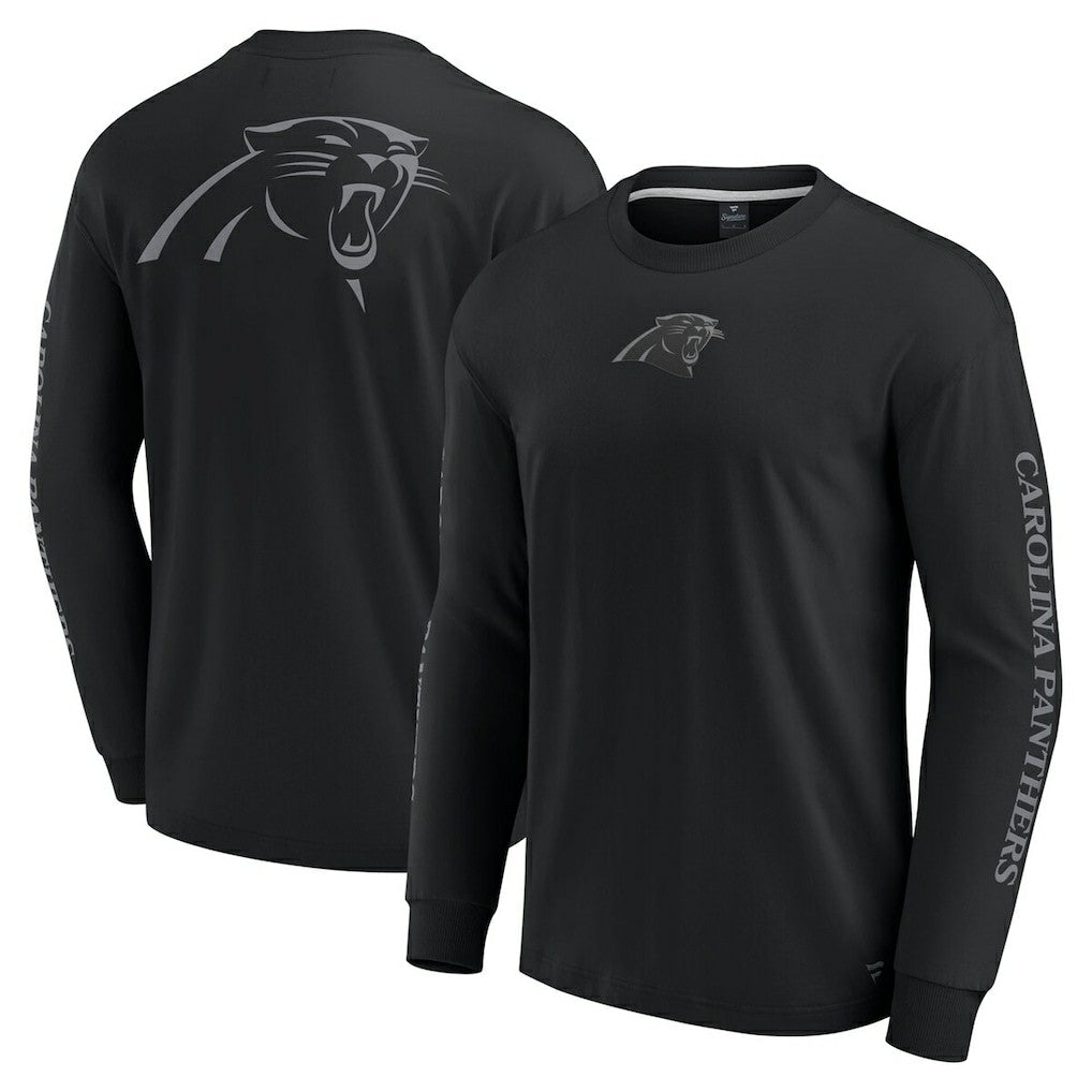 Carolina Panthers Unisex Elements Strive Long Sleeve T-Shirt - Black T-shirts