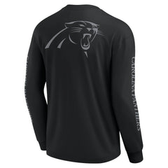 Carolina Panthers Unisex Elements Strive Long Sleeve T-Shirt - Black T-shirts