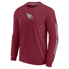 Arizona Cardinals Unisex Elements Strive Long Sleeve T-Shirt - Cardinal T-shirts