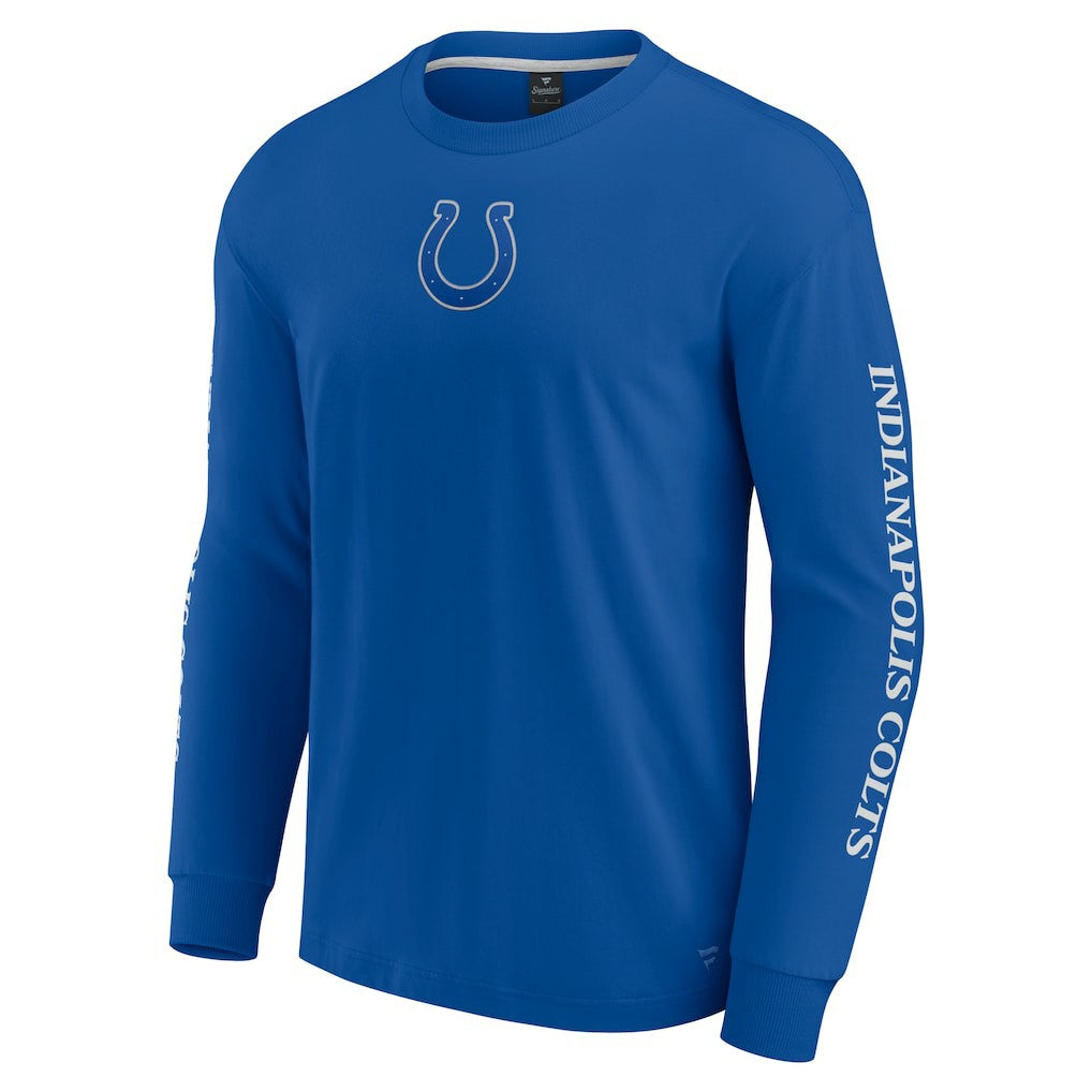 Indianapolis Colts Unisex Elements Strive Long Sleeve T-Shirt - Royal T-shirts