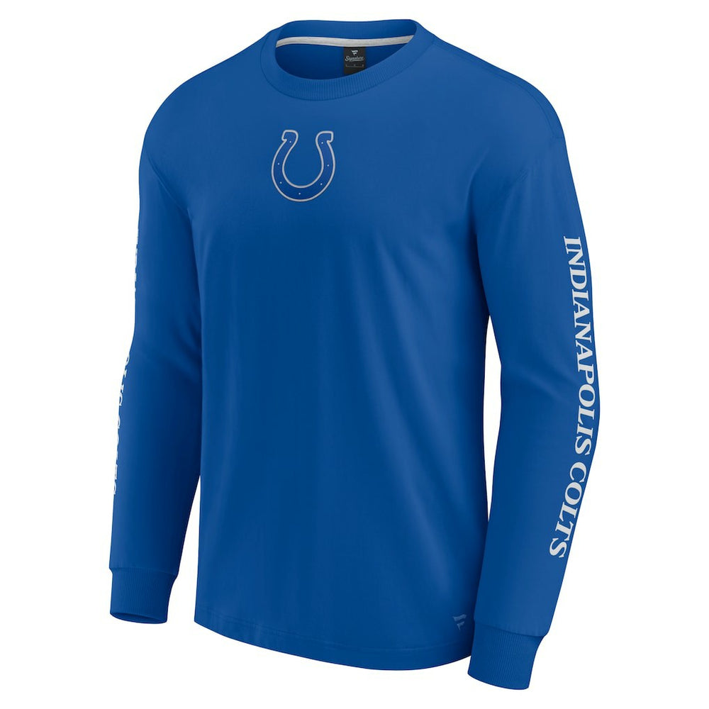 Indianapolis Colts Unisex Elements Strive Long Sleeve T-Shirt - Royal T-shirts