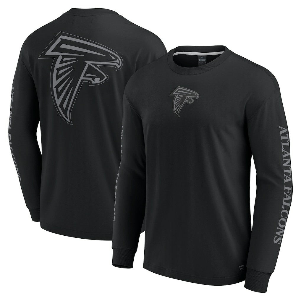Atlanta Falcons Unisex Elements Strive Long Sleeve T-Shirt - Black T-shirts