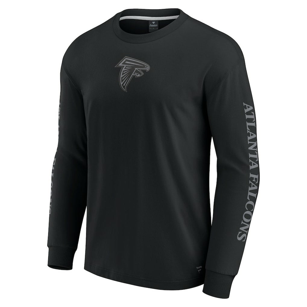 Atlanta Falcons Unisex Elements Strive Long Sleeve T-Shirt - Black T-shirts