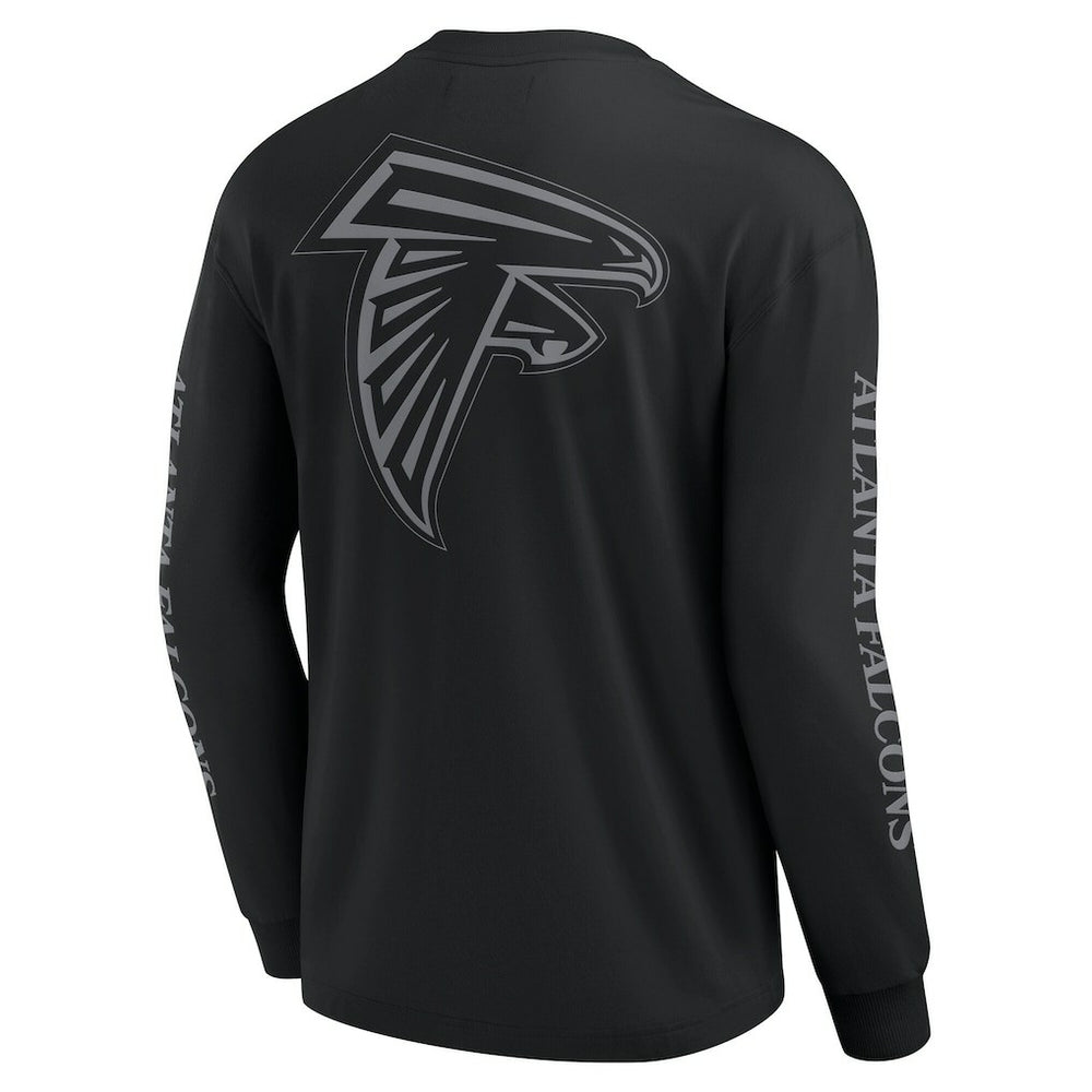 Atlanta Falcons Unisex Elements Strive Long Sleeve T-Shirt - Black T-shirts