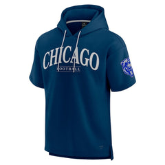 Chicago Bears Unisex Elements Ready Short Sleeve Pullover Hoodie - Navy Hoodies