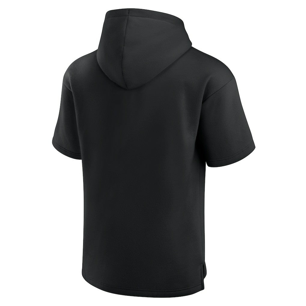 Los Angeles Chargers Unisex Elements Ready Short Sleeve Pullover Hoodie - Black Hoodies