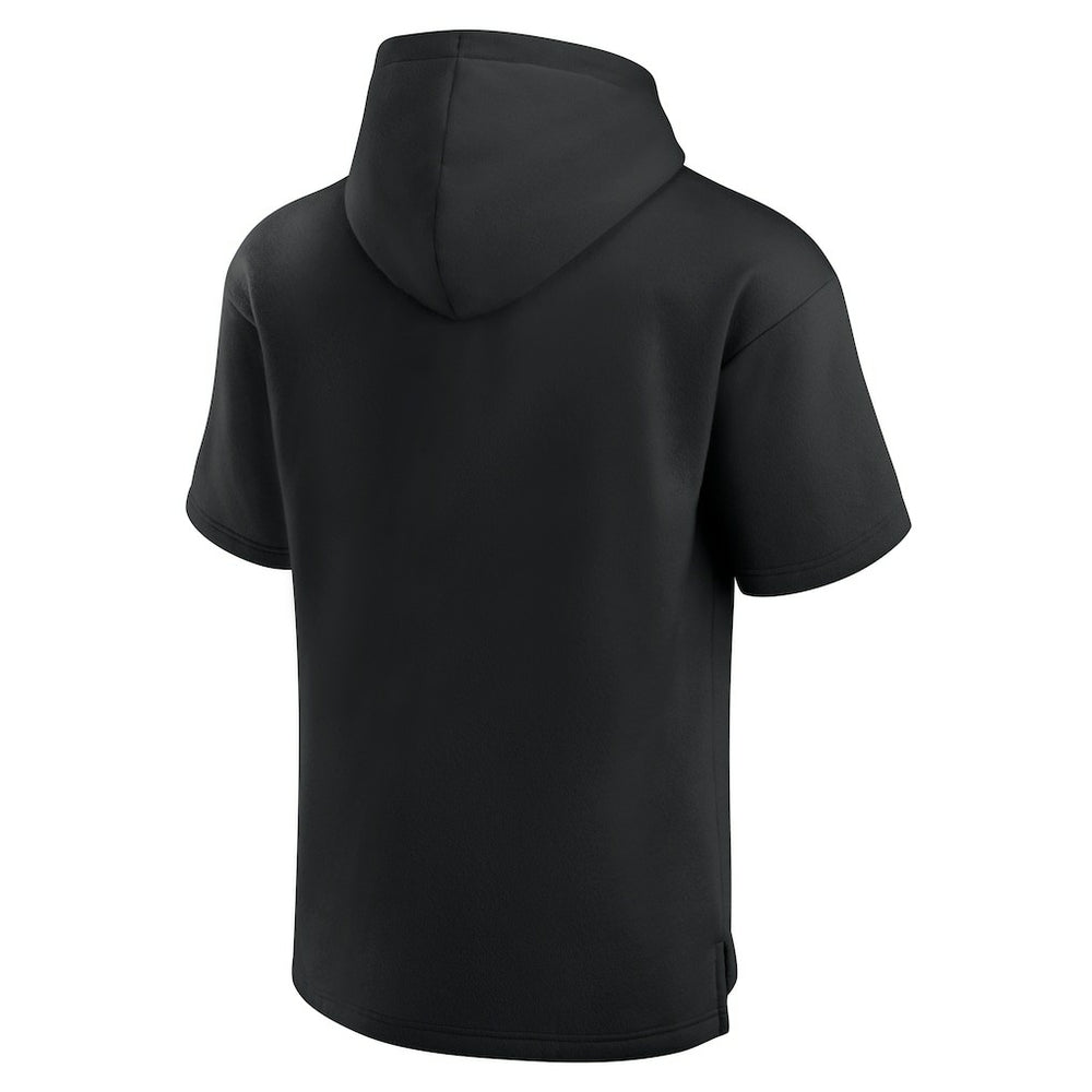 Los Angeles Chargers Unisex Elements Ready Short Sleeve Pullover Hoodie - Black Hoodies