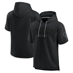 Los Angeles Rams Unisex Elements Ready Short Sleeve Pullover Hoodie - Black Hoodies
