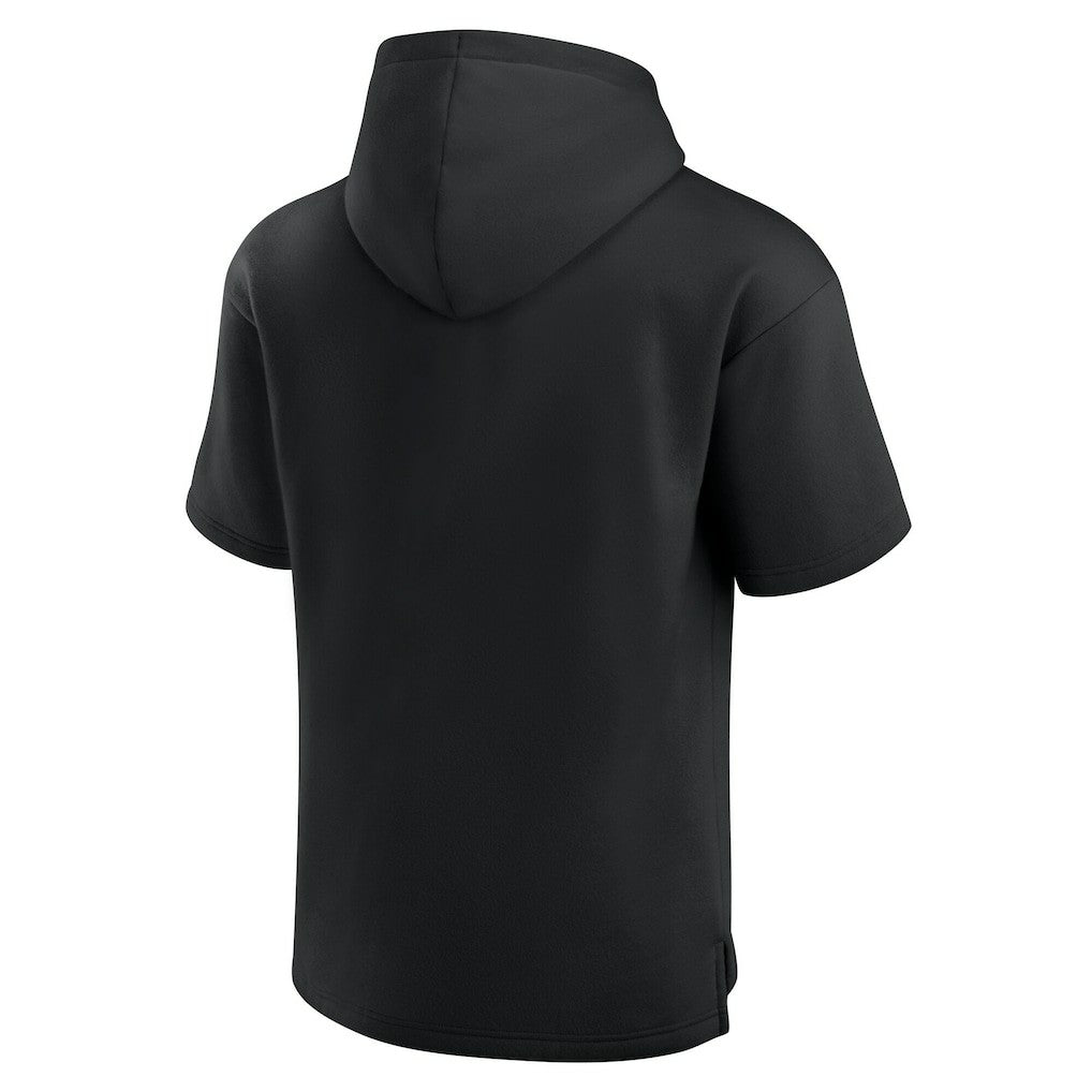 Los Angeles Rams Unisex Elements Ready Short Sleeve Pullover Hoodie - Black Hoodies