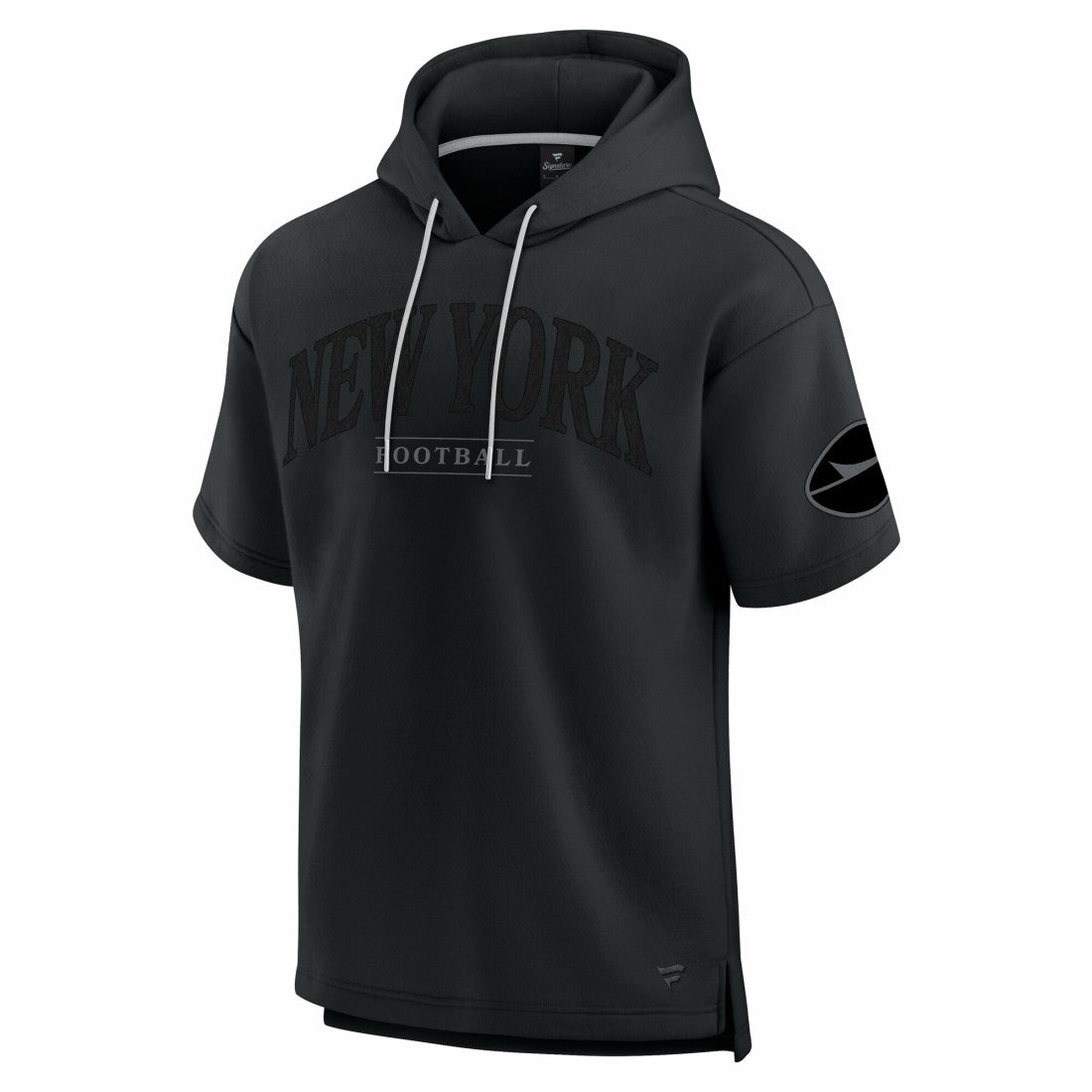 New York Jets Unisex Elements Ready Short Sleeve Pullover Hoodie - Black Hoodies
