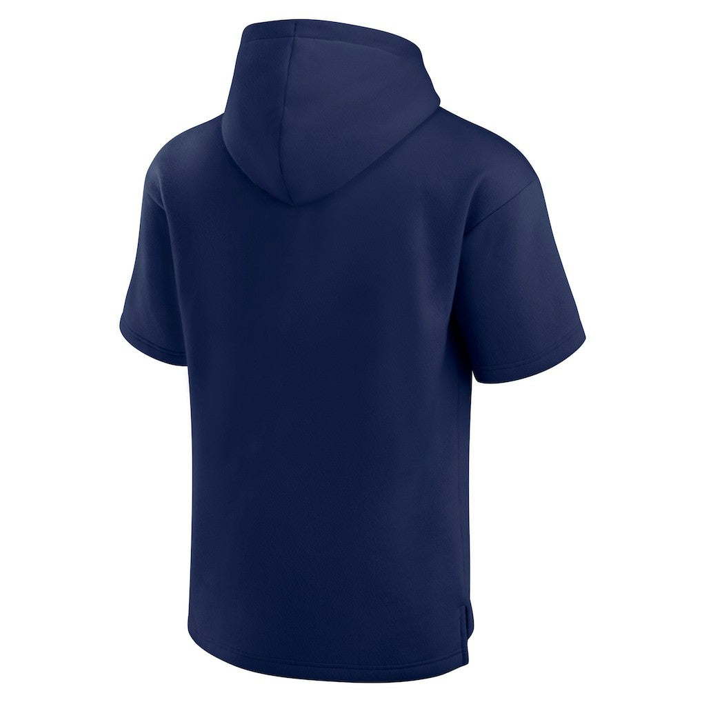 Seattle Seahawks Unisex Elements Ready Short Sleeve Pullover Hoodie - College Navy Hoodies