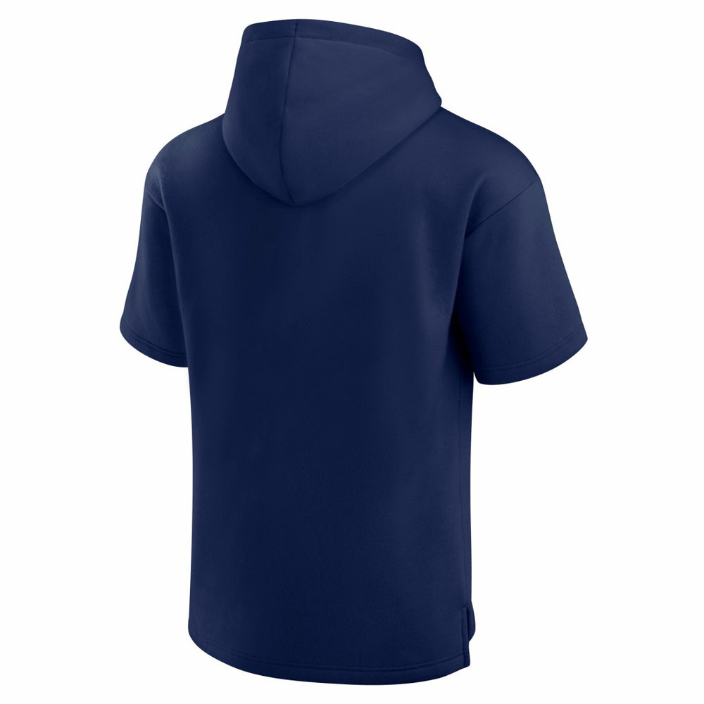 Tennessee Titans Unisex Elements Ready Short Sleeve Pullover Hoodie - Navy Hoodies