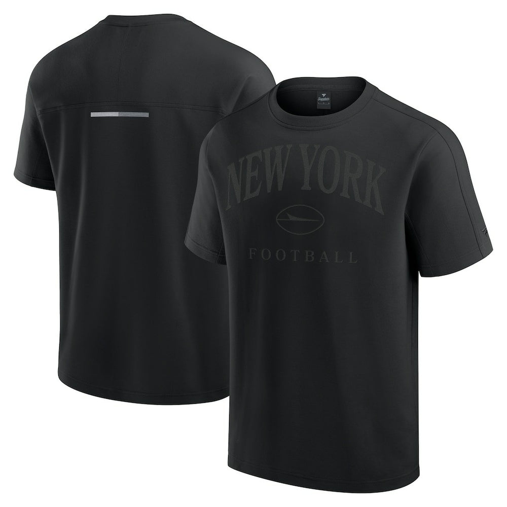 New York Jets Unisex Elements Flex Tri-Blend T-Shirt - Black T-shirts