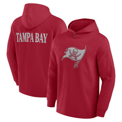 Tampa Bay Buccaneers Elements Blaze Tri-Blend Long Sleeve Hoodie T-Shirt - Red Hoodies