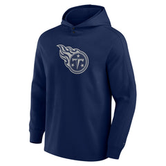Tennessee Titans Elements Blaze Tri-Blend Long Sleeve Hoodie T-Shirt - Navy Hoodies