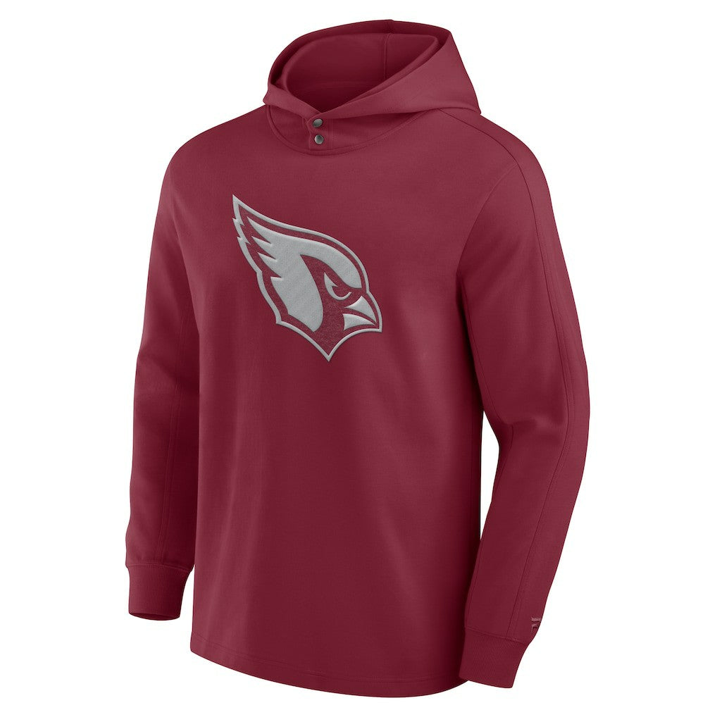 Arizona Cardinals Elements Blaze Tri-Blend Long Sleeve Hoodie T-Shirt - Cardinal Hoodies
