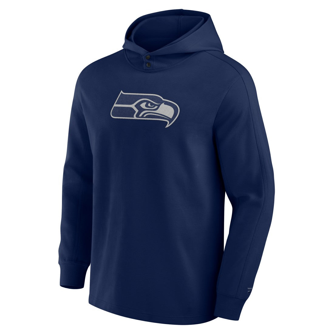 Seattle Seahawks Elements Blaze Tri-Blend Long Sleeve Hoodie T-Shirt - College Navy Hoodies
