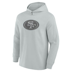 San Francisco 49ers Elements Blaze Tri-Blend Long Sleeve Hoodie T-Shirt - Gray Hoodies