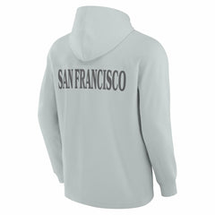 San Francisco 49ers Elements Blaze Tri-Blend Long Sleeve Hoodie T-Shirt - Gray Hoodies