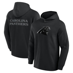Carolina Panthers Elements Blaze Tri-Blend Long Sleeve Hoodie T-Shirt - Black Hoodies