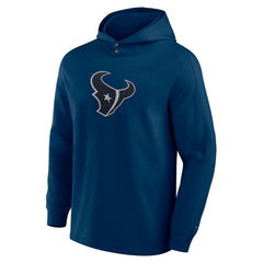 Houston Texans Elements Blaze Tri-Blend Long Sleeve Hoodie T-Shirt - Navy Hoodies