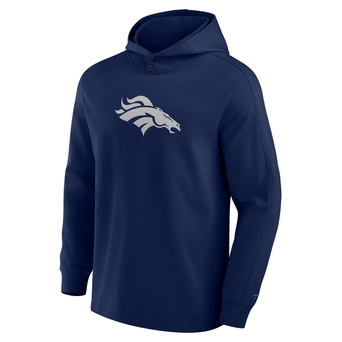 Denver Broncos Elements Blaze Tri-Blend Long Sleeve Hoodie T-Shirt - Navy Hoodies