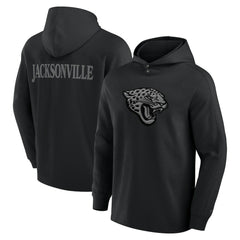 Jacksonville Jaguars Elements Blaze Tri-Blend Long Sleeve Hoodie T-Shirt - Black Hoodies